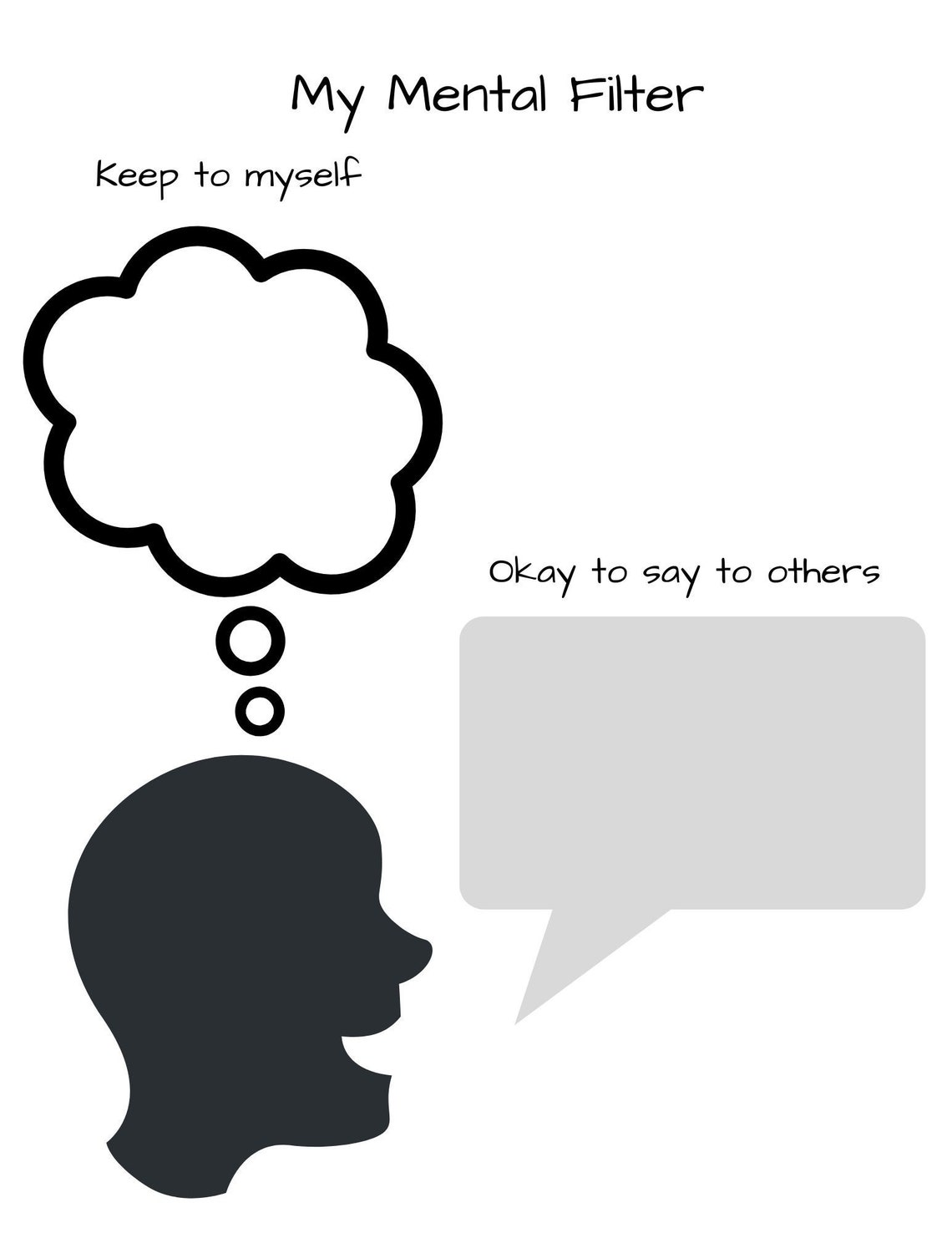 My Mental Filter Printable Etsy