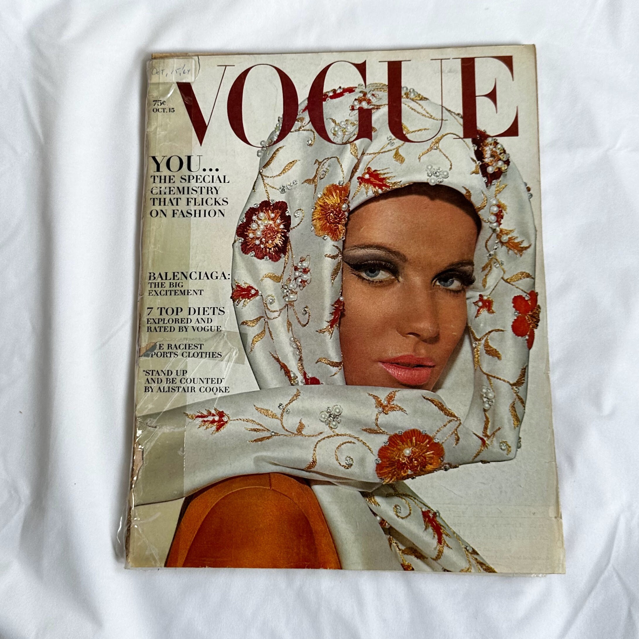 Vogue Magazine October 15, 1964 Veruschka Irving Penn Mod