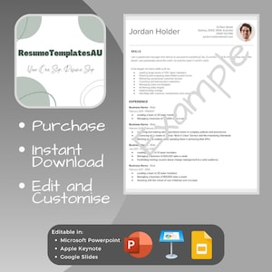 Minimal Resume Template - CV Template - 4 Page - Minimal/Modern/Professional/Elegant/Powerpoint/Keynote/Slides