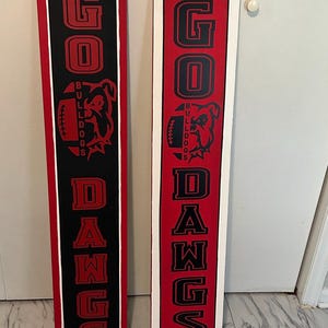 Georgia Bulldog Porch Sign/ Man Cave sign