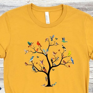 Bird Shirt Bird Lover Shirt Bird Nerd Shirt Watercolor Bird Tee Funny Birdwatcher Shirt Gift for Bird Lover Cute Bird Tee Bird Watching Gift