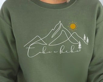 Hiking Sweatshirt Nature Shirt Outdoor Hoodie