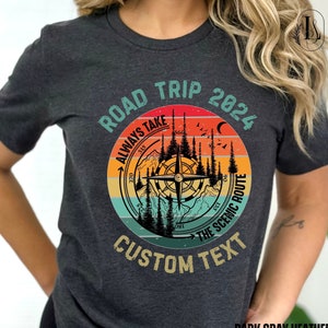 Custom Roadtrip Shirt 2024, Friends Road Trip Shirt, Personalized Girls Trip Shirt, Family Matching T Shirt, Mom and Daughter Road Trip 2024