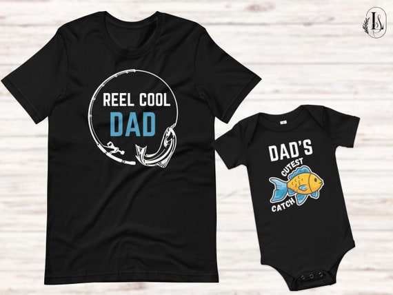 Dad and Baby Matching Shirts, Fishing Father Son Matching Shirts