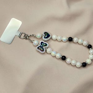 Accesorios para teléfono/celular/bonito/muñequera/cordón/amuletos para teléfono/regalos bonitos/regalos para ella/hermoso/muñequera para teléfono/negro/halloween/teléfono para niños