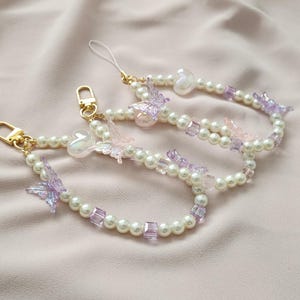 Fairy themed/whisical/pixie/faerie/cute/elf/gourgeous/lavender/gifts for her/princess accessories/butterfly keychain/butterflies/magical
