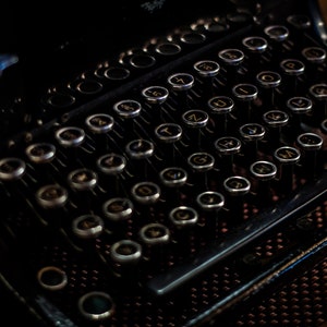 Vintage Black Typewriter
