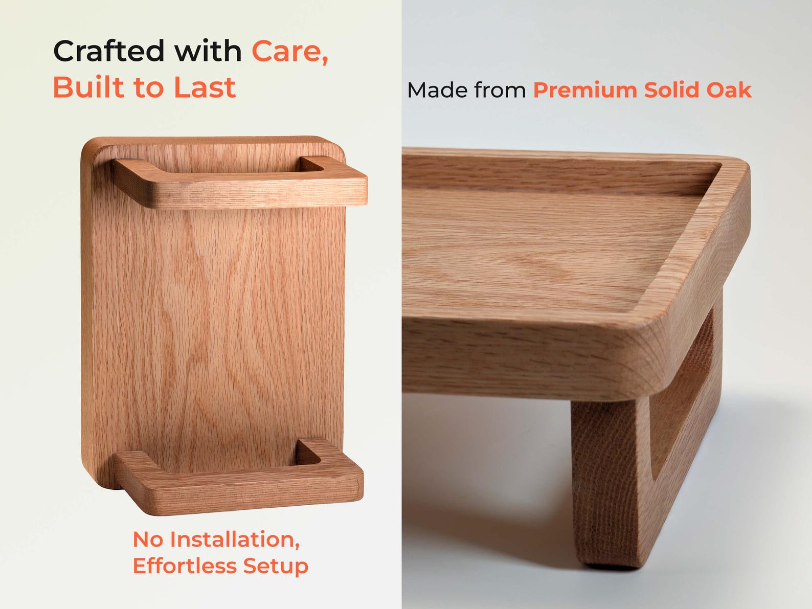Pour Over Coffee Station Organizer Wood Display Riser, for Pour Over ...