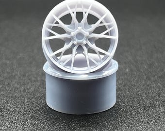 Revell 2022 Corvette Z51 Style Model Rims Only For Upgrade Resin Printed