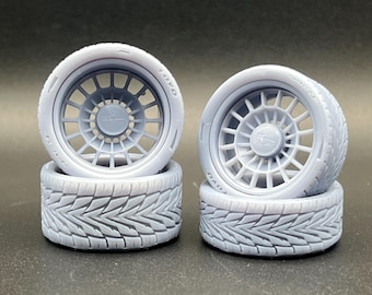 1/18 Scale Artillery Wheel Set Upgrade for Scale Modeling