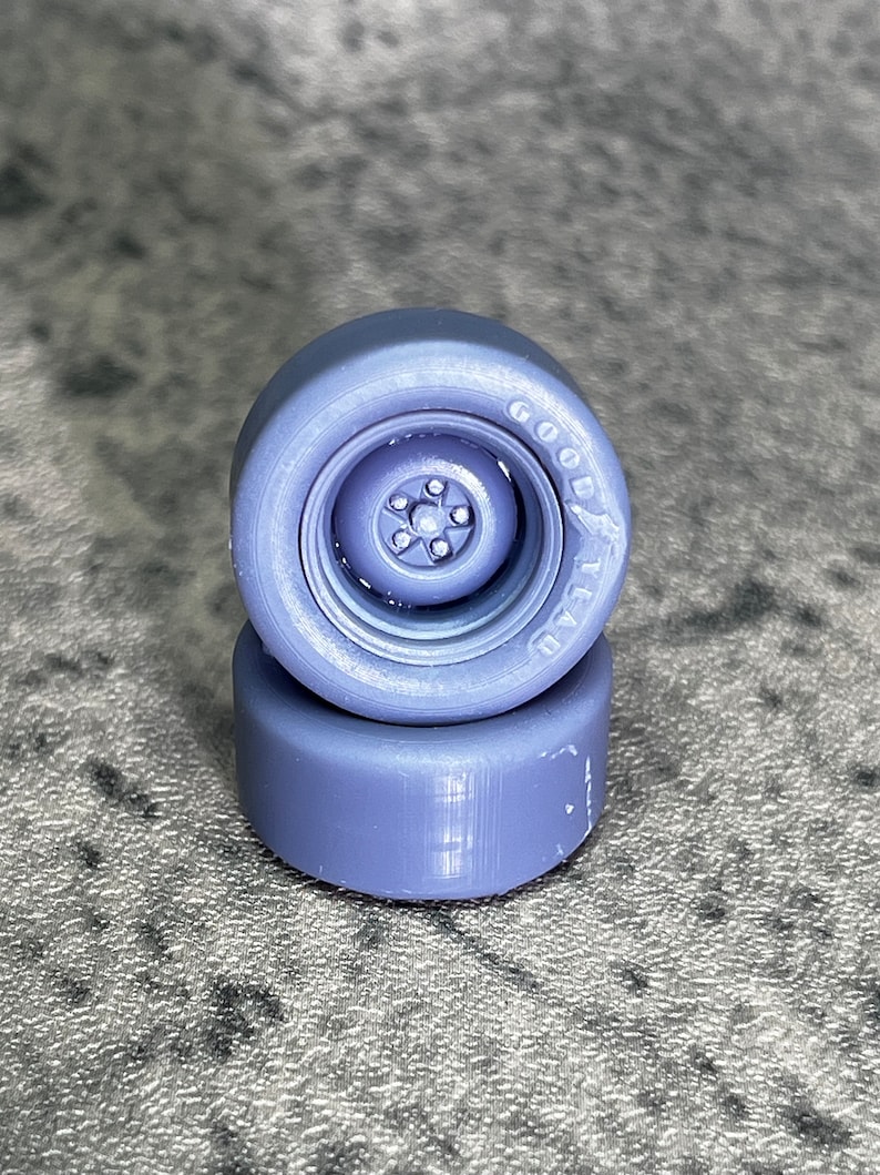 1:24 Scale Model Car Resin Printed Wheels 60’s NASCAR 15x10 - Etsy