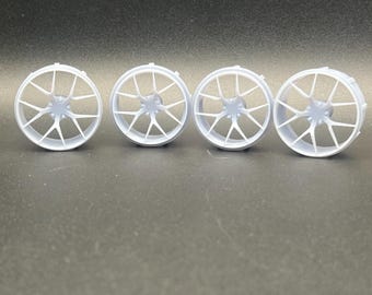 Llantas personalizadas Maisto 2020 para Corvette C8, ajuste directo, escala 1:18 (juego de resina)