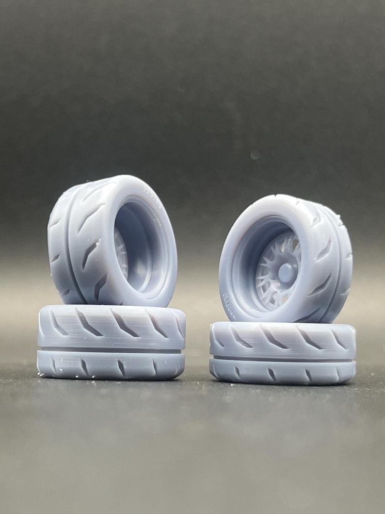 1:24/25 Scale Resin 3d Printed “pro-touring” Style Model Car Wheel Set ...
