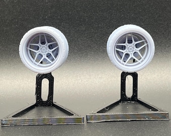 1:24 Scale Resin “Super Wide” Wheel Set