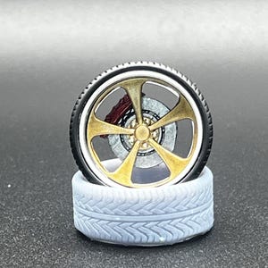 1:24 Scale 25”Full Wheel Set for Scale Modeling