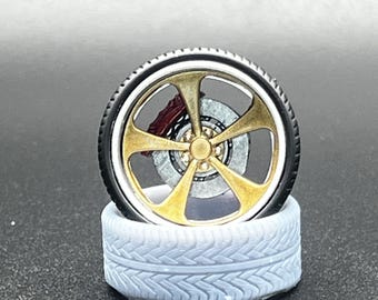1:24 Scale 25”Full Wheel Set for Scale Modeling