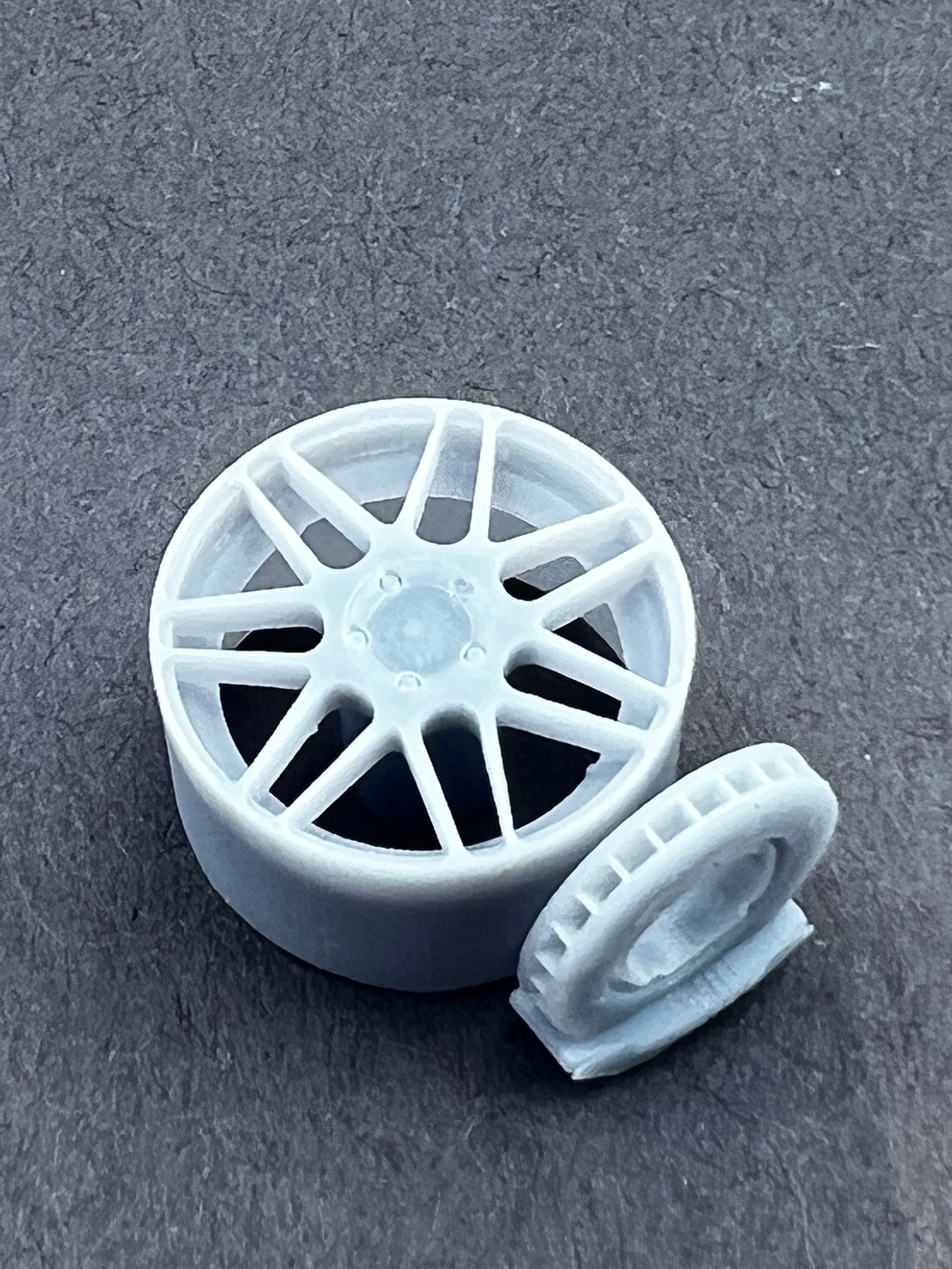 1:24 Scale Model Car Resin Printed Wheels Pro-touring Style