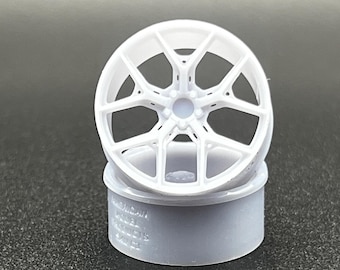 Revell 2022 Corvette Z51 Style Model Rims Only For Upgrade Resin Printed