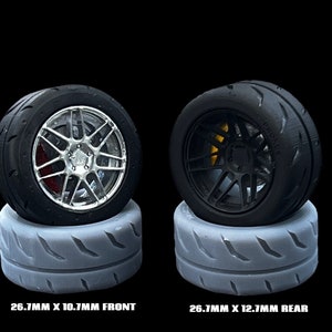 1/24,1/25 Scale Resin 3d Printed “Pro-Touring” Style Wheel Set