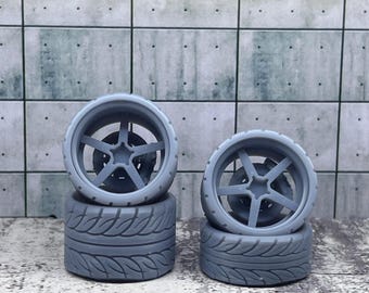 1:16 Scale SuperWide Wheel Set