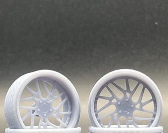 1:25 Scale Resin 26 Inch Model Car Wheel Set