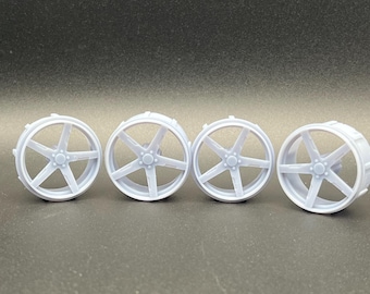 Llantas personalizadas Maisto 2020 para Corvette C8, ajuste directo, escala 1:18 (juego de resina)