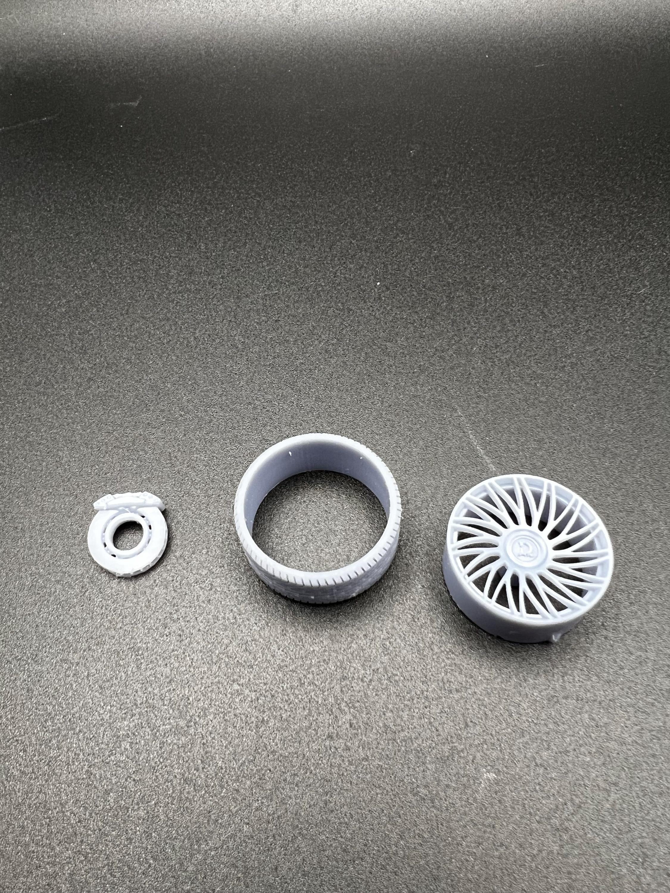 1/24, 1/25 Resin 3d Printed truck Style Wheel Set for Scale Modeling - Australia