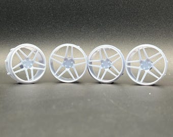 1:18 Scale Maisto 2020 Corvette C8 Direct-Fit Custom Wheels – Resin Upgrade Set