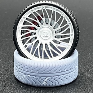 1:24 Scale 25”Full Wheel Set for Scale Modeling