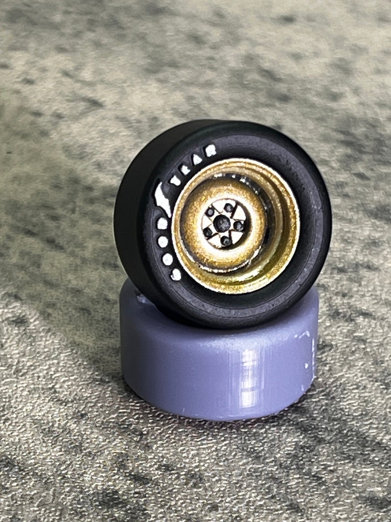 1:24 Scale Model Car Resin Printed Wheels 60’s NASCAR 15x10 - Etsy