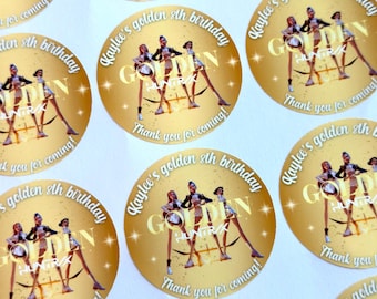 Huntrix Golden Birthday Stickers, Huntrix Golden Birthday, Huntrix Golden, Golden Huntrix, K Pop Demon Hunters Golden, Huntrix Golden Theme