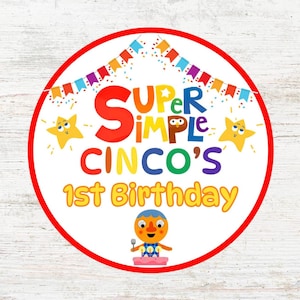 Super Simple Songs Stickers, Super Simple Songs, Super Simple Songs Birthday, Super Simple Songs Party, Super Simple Songs Decorations