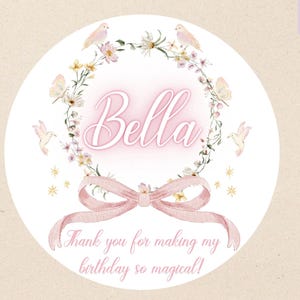 Fairy Theme Stickers, Fairy Stickers, Fairy Party, Magical Fairy Theme, Fairytale Birthday, Fairy Princess Birthday, Fairy Party Stickers