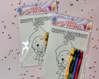 Plim Plim Coloring Packs, Plim Plim Coloring, Girl Plim Plim, Plim Plim Party, Plim Plim Favors, Plim Plim Theme, Plim Plim Birthday, Plim