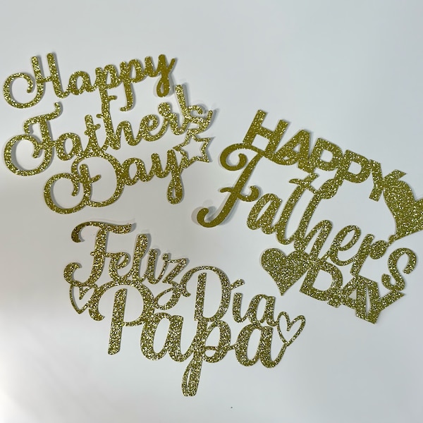 12 Father’s Day Toppers, Father’s Day, Father’s Day Treat Topper, Father’s Day Bouquet Topper, Breakable Heart Toppers