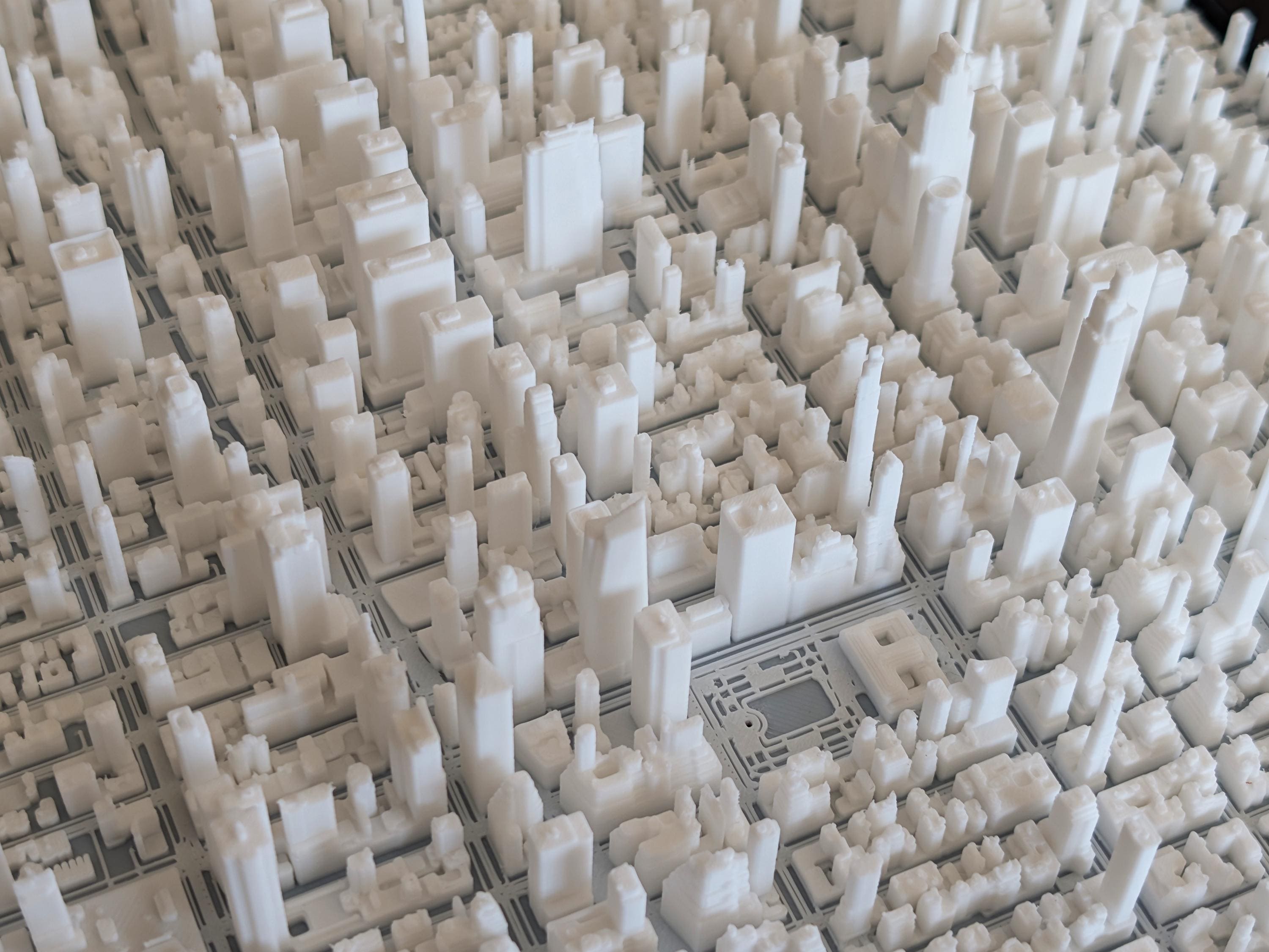 3D NYC Midtown Map: Framed Manhattan Skyline Art - Premium Edition
