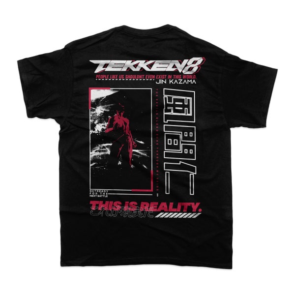 JIN KAZAMA Tekken 8 Graphic Tee