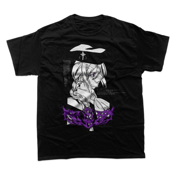 Evergarden-Graphic Art - Black And Violet T Shirt Men Women Evergarden-Graphic Art - Black And Violet T Shirt Men Women