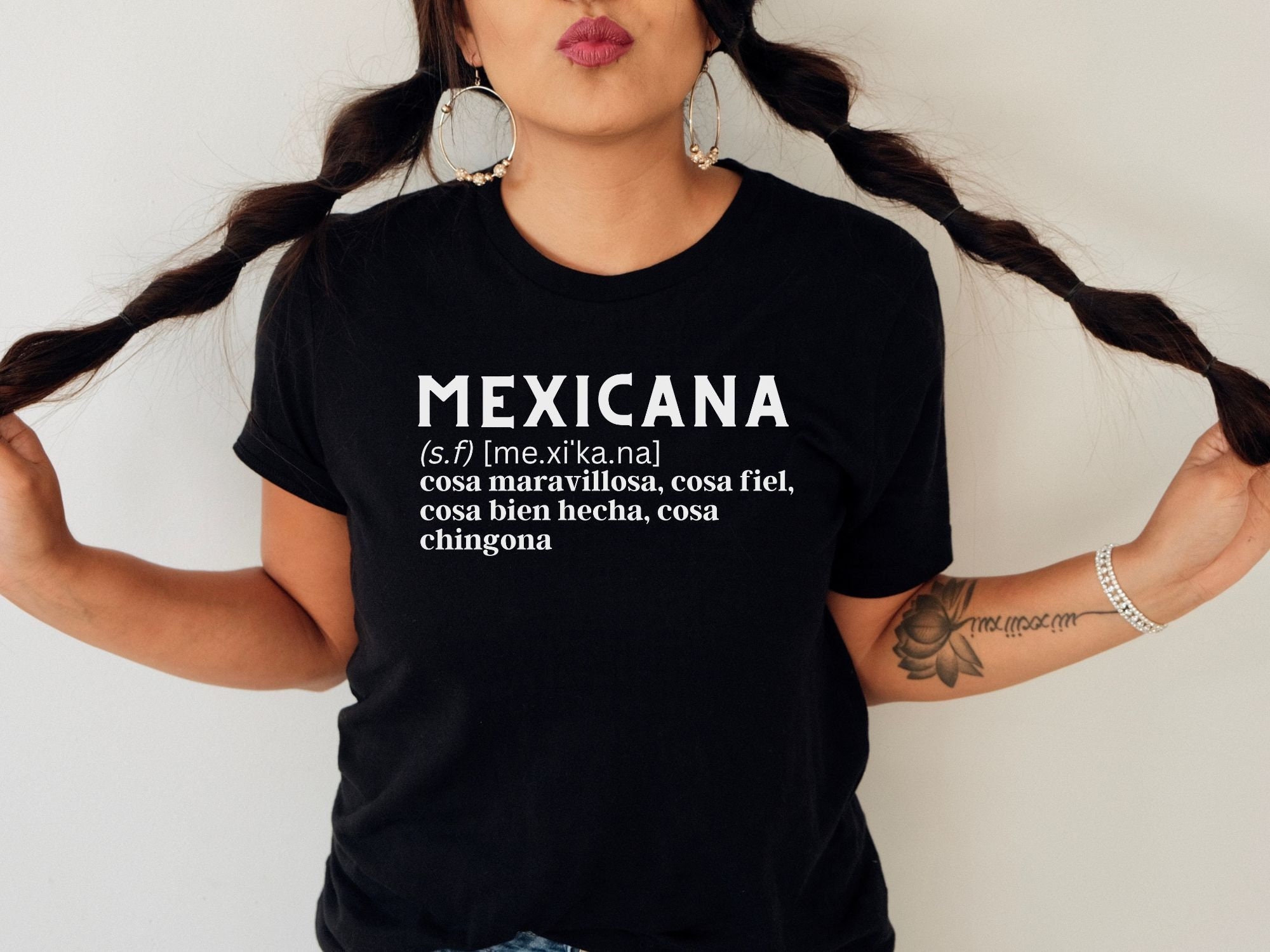 MEXICANA T-shirt Playera Mexicana Fiesta Mexicana Navidad - Etsy