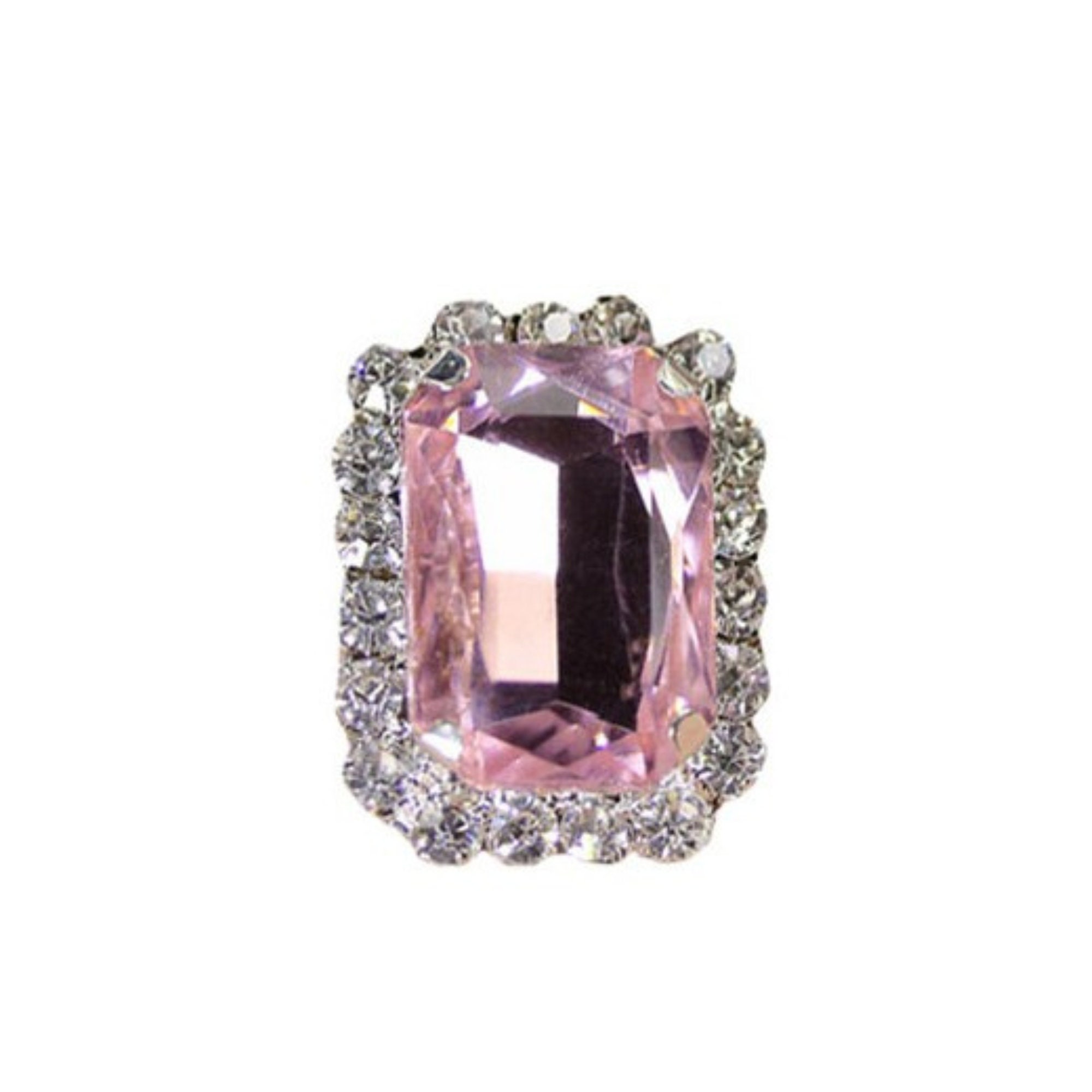 Luxurious Square Rhinestone Buttons, Colorful Crystal Buttons ...