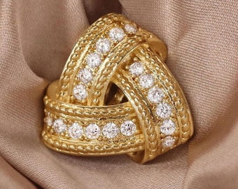 ユニークなヴィンテージ三角形の金属ジルコンボタン。ジャケット、カーディガン、ドレススーツに最適な豪華なラインストーンボタン（1個/パック）