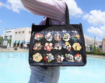 Anime Pin Bag: Ita Tote Bag, Clear Window Display
