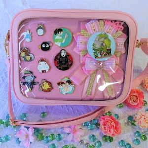 Ita Crossbody Bag, Pin Display Bag, Itabag, Window Bag, Pin Purse.