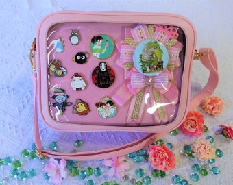 Ita Crossbody Bag, Pin Display Bag, Itabag, Window Bag, Pin Purse.