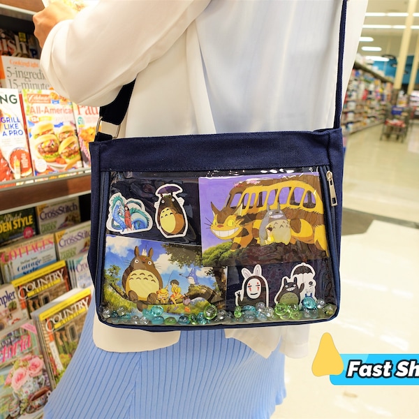 Pin Trading Bag, Pin Bag Crossbody, Ita Bag, Pin Collector Bag, Itabag, Pin Display Bag.