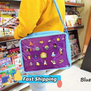 Ita Crossbody Bag und Einsätze, Pin Display Bag, Ita Einkaufstasche, Pin Geldbörse.