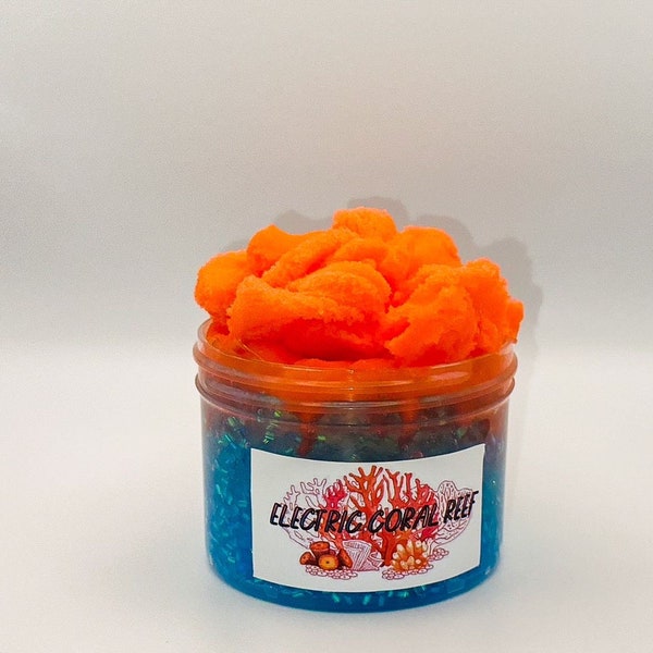 Electric Coral Reef Bingsu Float Slime Party Favor Gift Popular Slime