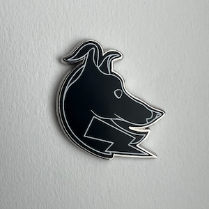 Whippet/Greyhound Hard Enamel Pin
