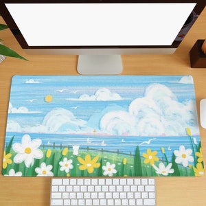 Niedliches Cartoon Mauspad, Kawaii Schreibtischmatte, Süßes Anime Gaming Mousepad, Große Schreibtischmatte, Computer Tastatur Büro Zubehör