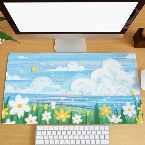 Cute Cartoon Mouse Pad, Kawaii Desk Mat, Cute Anime Gaming Mousepad, Large Desk Mat, Computer Keyboard Office Accessories
